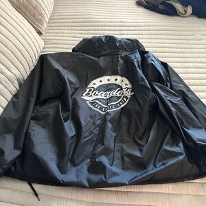 Boarders Black Windbreaker Jacket